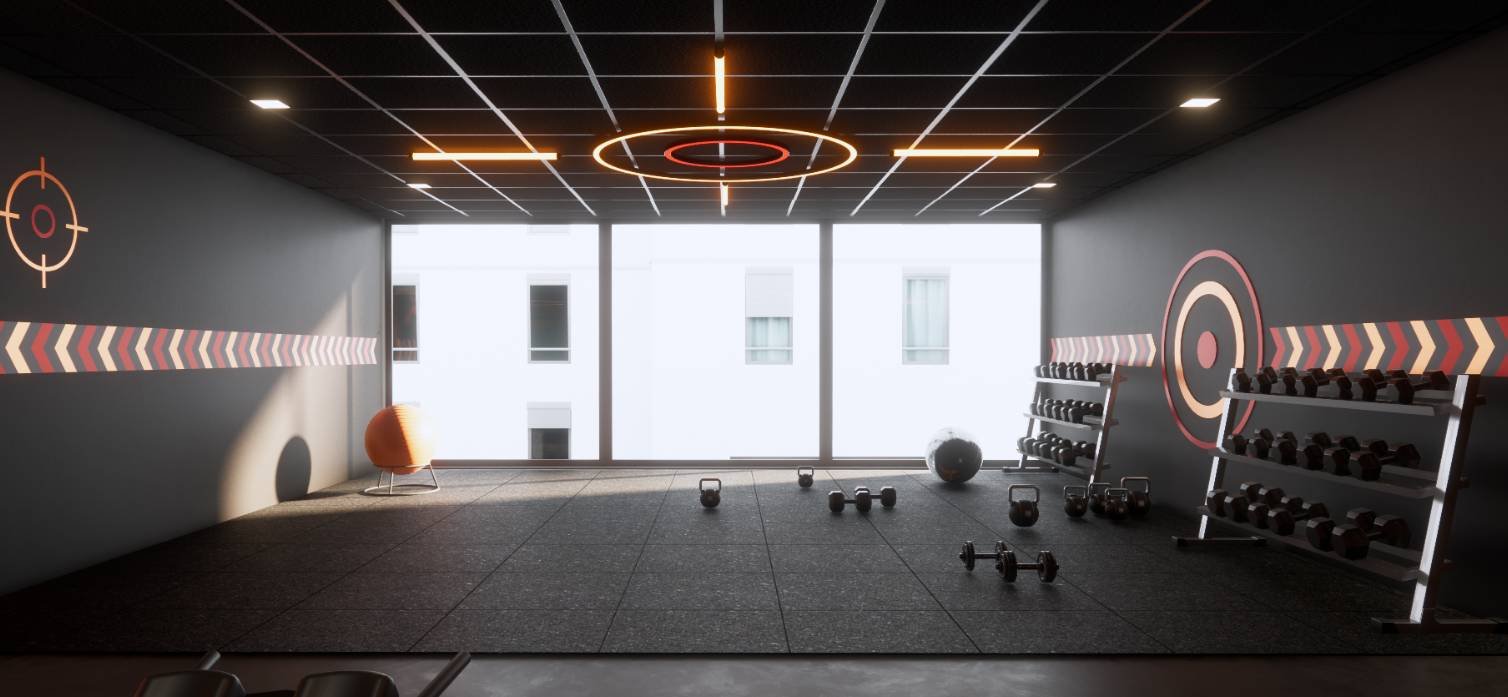 Espaço reservado para foto da estrutura da Target Gym